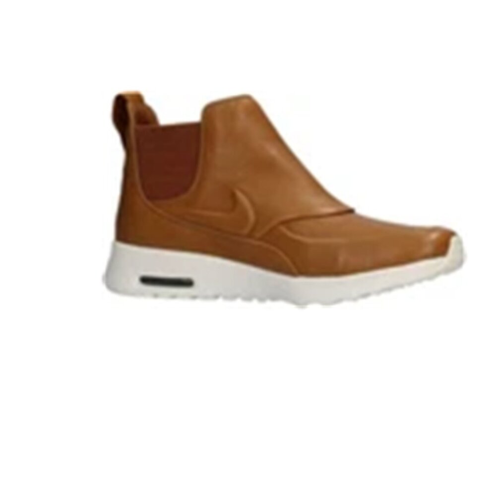 Nike Air Max Thea Mid Ankle Ale Brown Leather Boot 859550-200 Womens Size 8